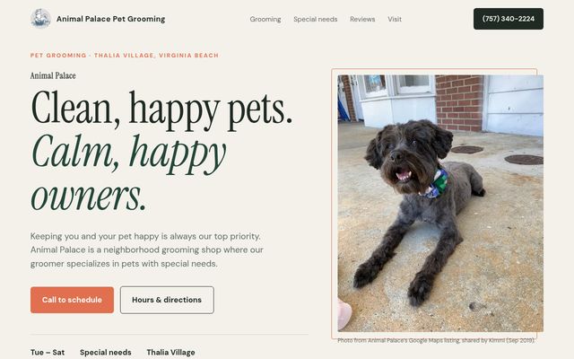 Animal Palace Pet Grooming