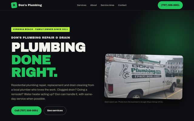 Don's Plumbing Repair & Drain