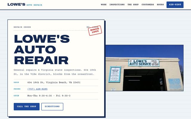 Lowe's Auto Repair