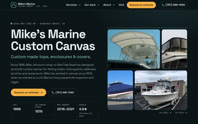 Mike's Marine Canvas
