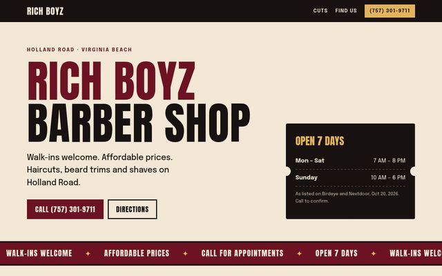 Rich Boyz Barber Shop
