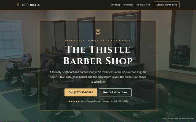 The Thistle Barber Shop